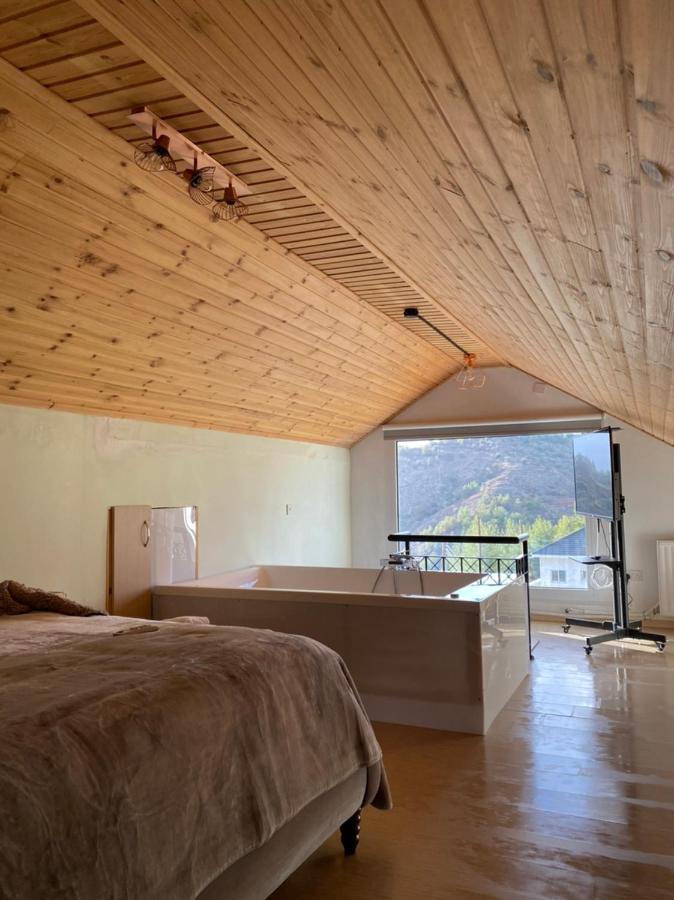 Aprosmeno Jacuzzi House 2 Apartman Agrósz Kültér fotó