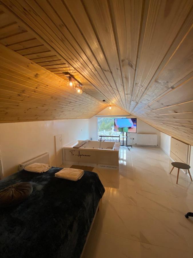 Aprosmeno Jacuzzi House 2 Apartman Agrósz Kültér fotó